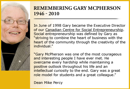 Remembering Gary McPherson